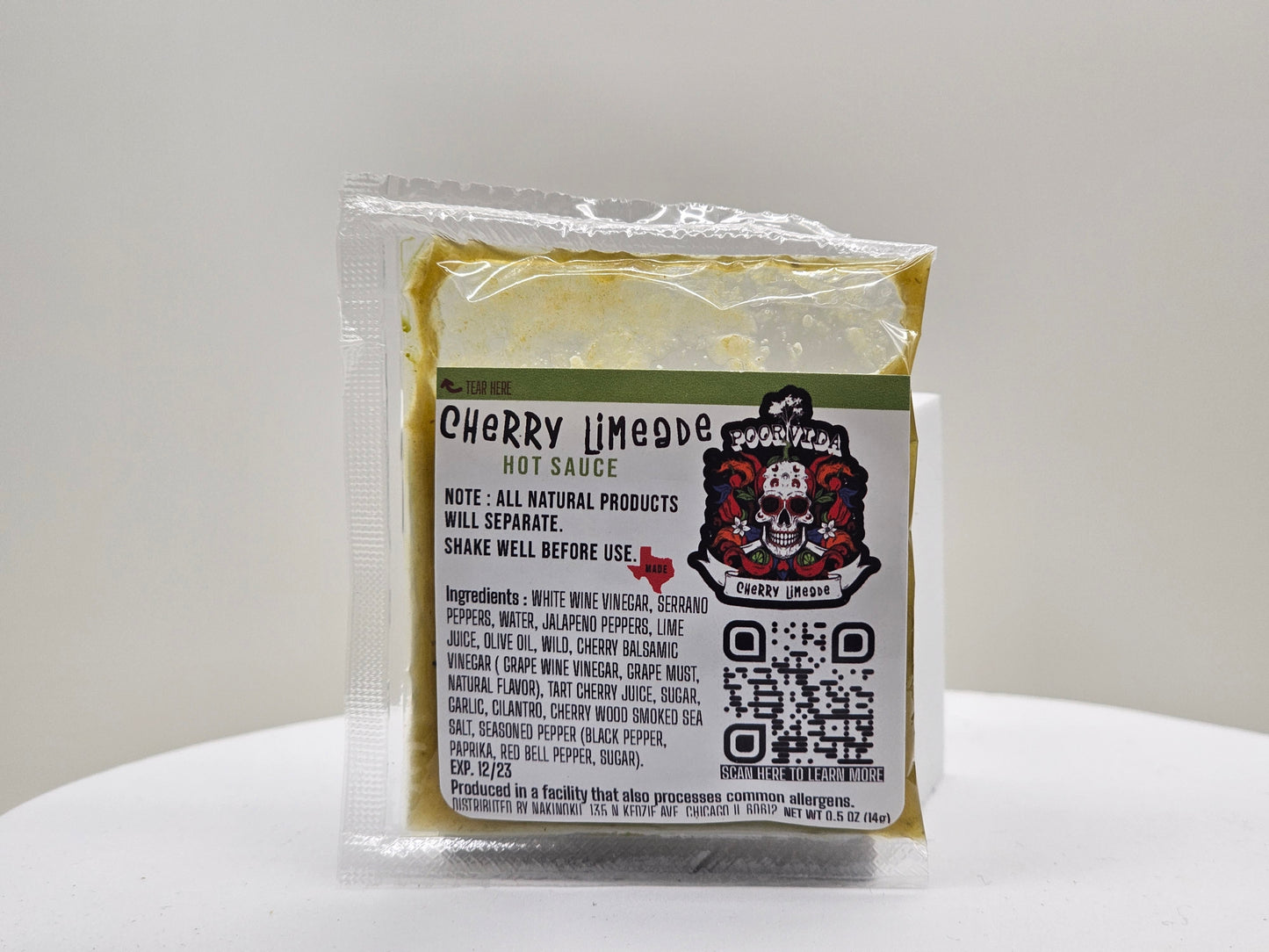 Poor Vida Cherry Limeade Hot Sauce - NakiNoku