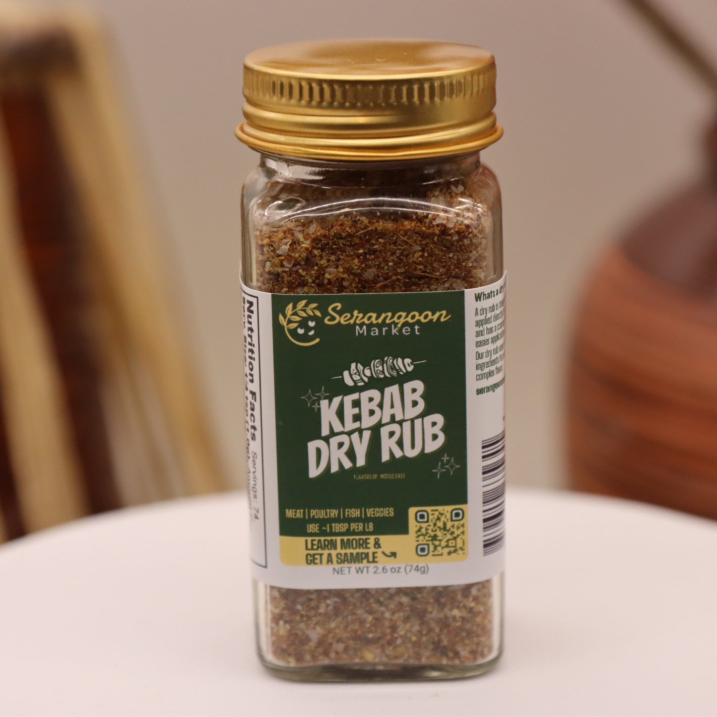 Serangoon Market Kebab Dry Rub - NakiNoku