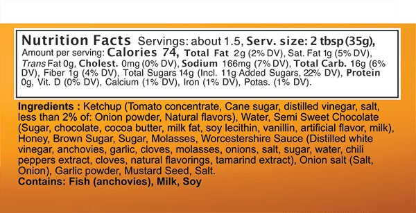 Chocolate C's Honey BBQ Sauce - NakiNoku