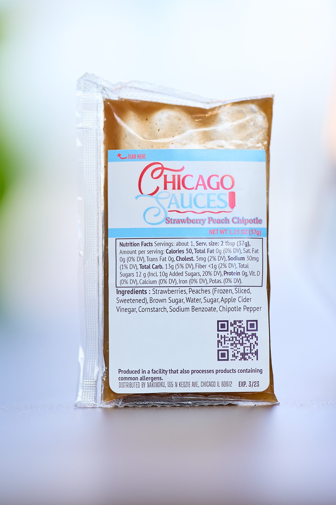 Chicago Sauces Strawberry Peach Chipotle BBQ Sauce - NakiNoku