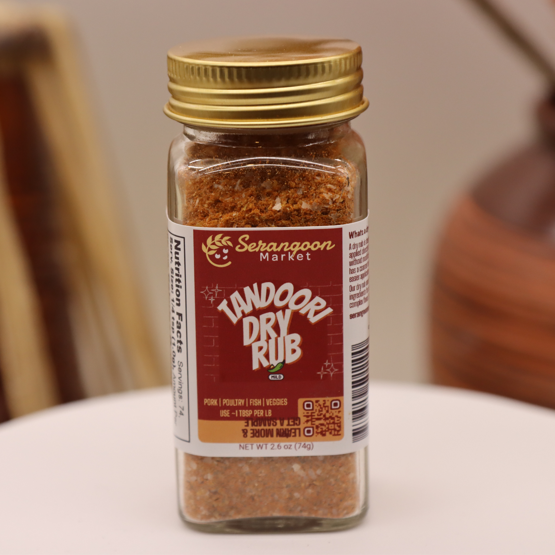 Serangoon Market Tandoori Dry Rub - NakiNoku