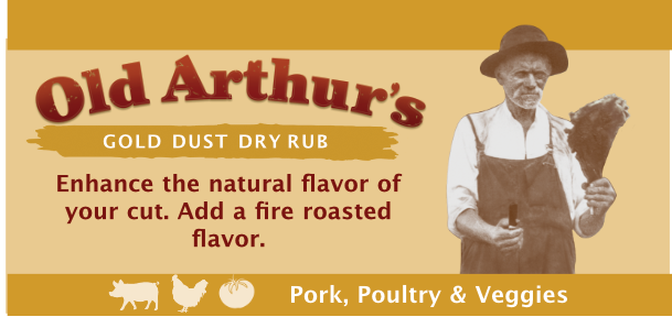 Old Arthur's Gold Dust Dry Rub - NakiNoku