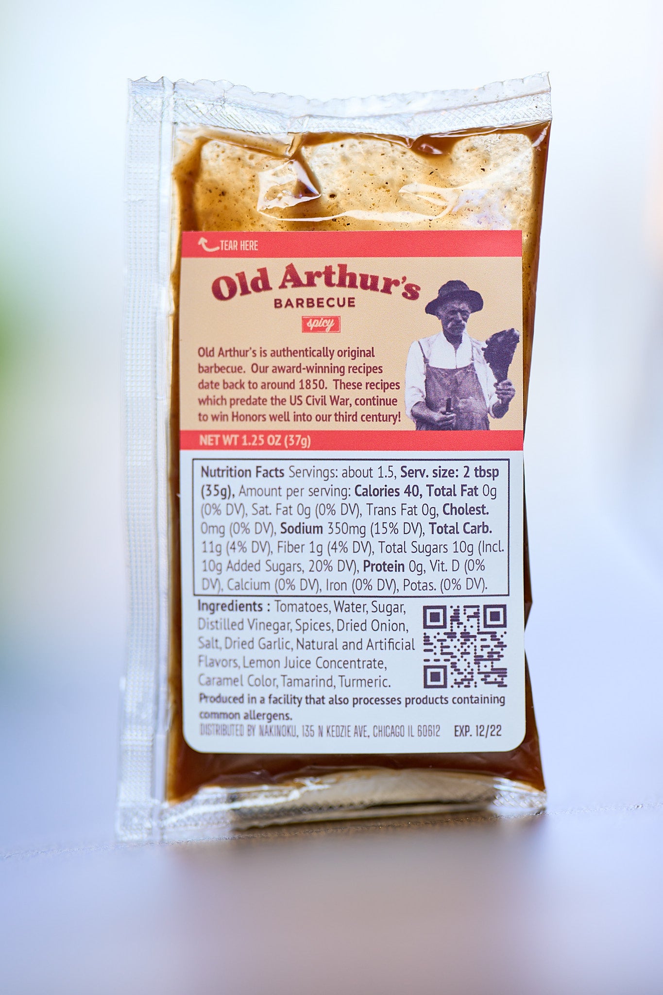 Old Arthur's Barbecue Sauce (Spicy) - NakiNoku